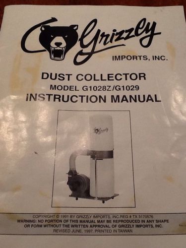 G1028Z2 Grizzly 1-1/2 HP Dust Collector