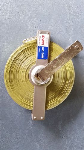 Irwin 165&#039; / 50M Tape Measure Stainless Frame
