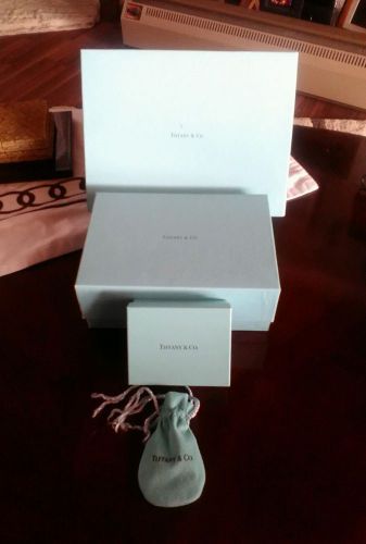 Tiffany &amp; Co. box and drawstring pouch