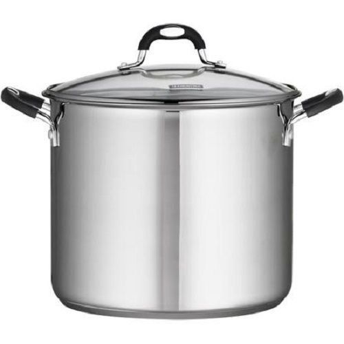 Chef stainless steel cookware covered stockpot kitchen chef sauce stock cook pot for sale