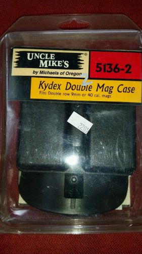 Uncle mike&#039;s kydex double mag case, double row, paddle.  51362 5136-2 for sale