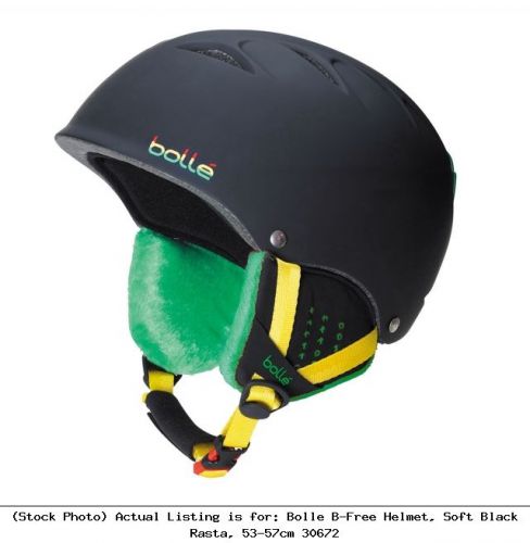 Bolle B-Free Helmet, Soft Black Rasta, 53-57cm 30672