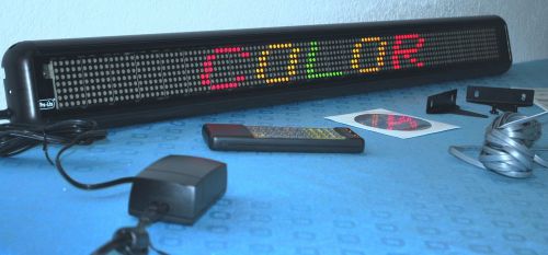 ~NEW~ Ultimate Color Scrolling LED Sign/Banner 32k Characters ~16 Bright Colors+