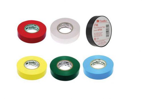 3M General Purpose Vinyl Tape Color Coding Set, 6-Rolls