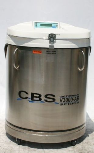 Custom Biogenic Systems V3000AB Liquid Nitrogen Storage Tank