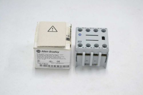 Allen bradley 100-fb22 auxiliary 2no 2nc contact block b 600v-ac 10a amp b352336 for sale