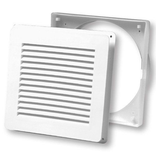 NEW Duraflo 646025-00 Wall Vent with Collar  6-Inch  White