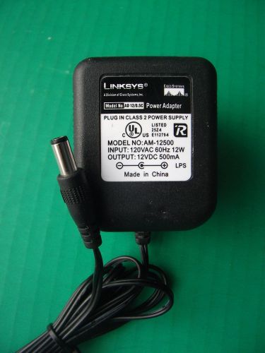AC Power Adapter Supply LINKSYS AM-12500 For Modem Router #2 For WRT54GS WRT54G
