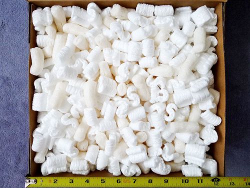Lightweight Shipping/Packing S Shaped Styrofoam Peanuts (5.5 x 11.75 x 13 Box)