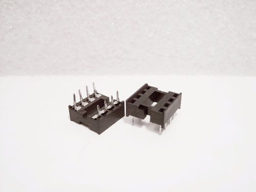 (100) Robinson Nugent (3M) US Made 8-Pin IC DIP Sockets