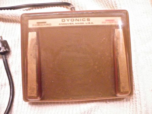 DYONICS FOOTSWITCH 1990 FOOT PEDAL SWITCH 4-pin Connector