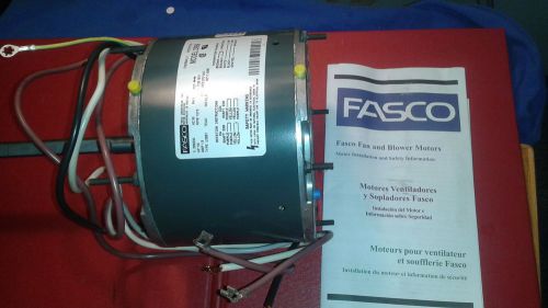D7909 Fasco 1075 RPM AC Air Conditioner Condenser Fan Motor 1/4 HP OEM
