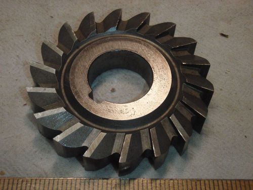 CLEVELAND TWIST 3&#034; x 1/2&#034; x 1&#034; STRAIGHT TOOTH Side Milling Cutter HSS