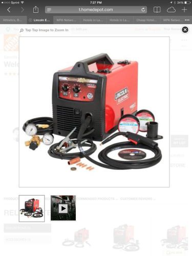 New!!!! lincoln 180 hd weld-pak electric welder for sale