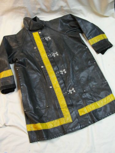 VTG Morning Pride Coated Rubber Water Turnout Coat Gear firemans jacket sz 46