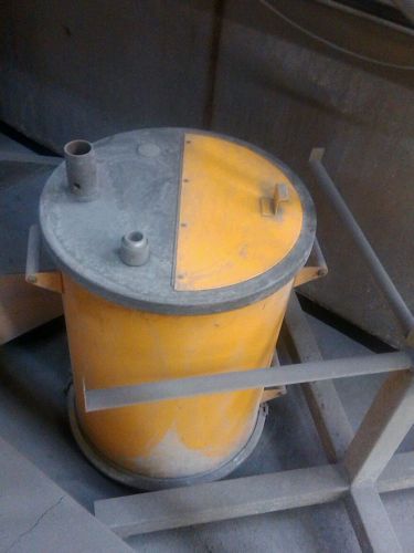 Gema powder coating 50 lbs. production hopper with cart for sale