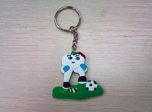 Dental Teeth Football Key Chain For Dentist Delicate Gift 5 Pcs For Sale