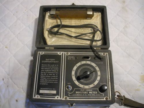 Bradley Electronic Moisture Meter Model BD-10 Antique Wood