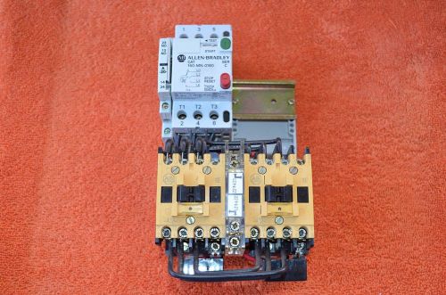 ALLEN BRADLEY REVERSING MOTOR STARTER WITH ADJUSTABLE OVERLOAD AND AUX, CONTACT