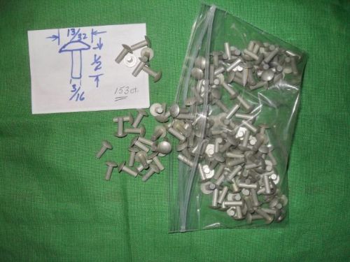 Solid Aluminum Rivets Standard 3/16&#034; X 1/2&#034; approx. 153 ct.  MPN not available