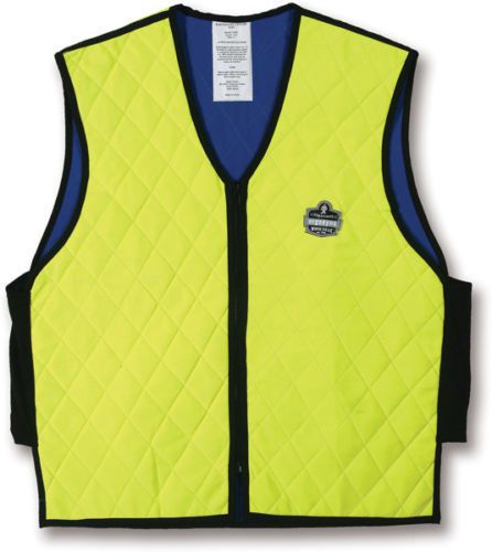 Ergodyne chill-its 6665 evaporative cooling vest large lime for sale