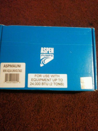 Aspen Mini Aqua Pump Aspmauni New In Box Mint.For Use W/ Equipment Up to 2 Tons