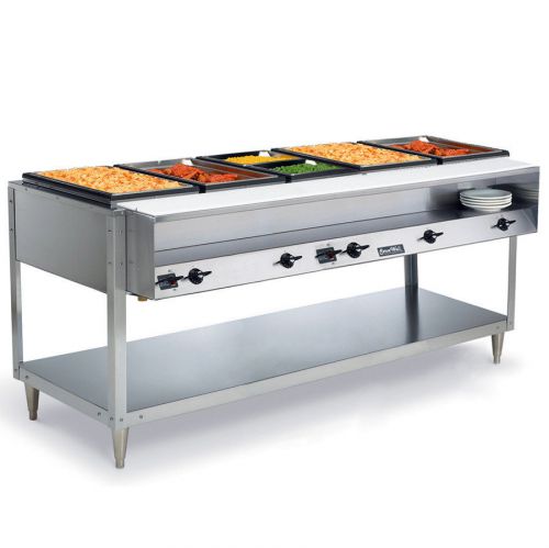 Vollrath 38104 4 well electric hot food table s/s with cutting board 2800w for sale
