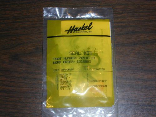 Haskel seal kit for ms-21 liquid section. for sale