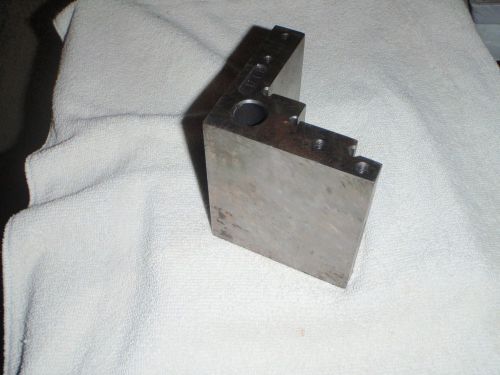 Machinist  Angle Plate 4&#034;x4 1/2&#034;x4&#034;x7/8&#034;/used/Ground &amp; Harden