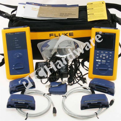 Fluke network dsp-4000 digital cable analyzer dsp4000 with modules and batteries for sale