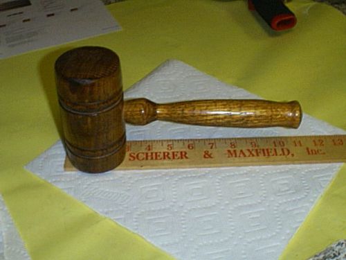 10 &#034;  Wood-- Wooden-- Mallet -- Gavel -- Hammer -- 1 lb.