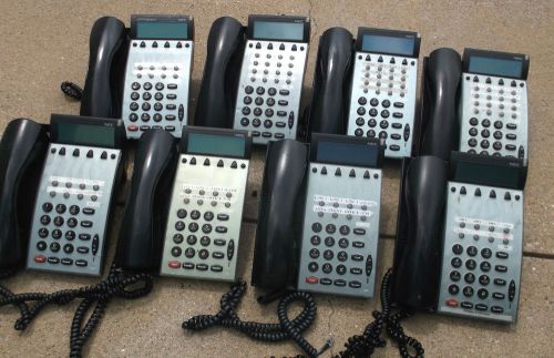 LOT OF 8 NEC BUSINESS PHONES DTU-8D, DTU-16D