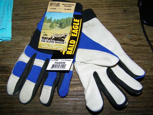NWT Size XL 2152XL Bald Eagle Pigskin Leather Gloves