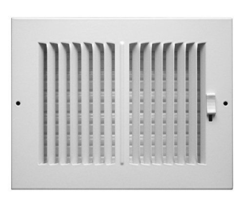 Accord Ventilation Accord ABSWWH286 Sidewall/Ceiling Register with 2-Way Design,