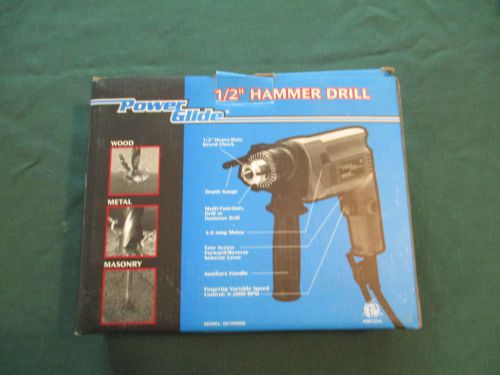 Power Glide1/2&#034; Electric Hammer Drill