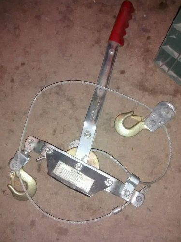 Haul Master 1200 lb. Cable Winch Puller To Pull Move &amp; Position!