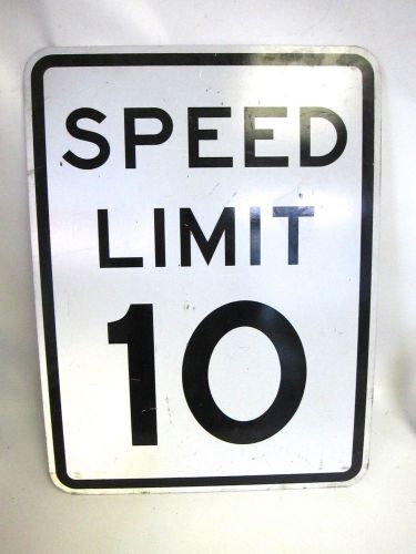 Speed Limit Sign 10 MPH 18” x 24” Aluminum Road Sign 