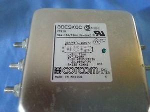 corcom emi filter  3OESK6C 120/250 50-60 B44  FREE PRIORITY SHIPPING