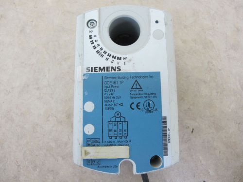 Siemens GDE161-1P Damper Actuator HVAC