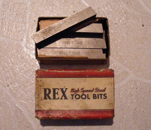 1 tool Bit REX 3/4 square 5 inch Lathe tooling blank post high speed steel NEW