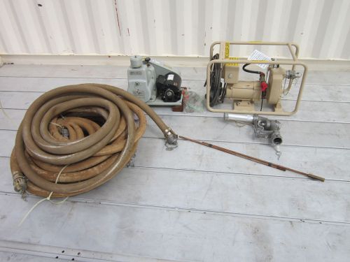 Ohlers centrifugal pumps ra1037 w/ cenco vacuum pump 91142-001 for sale