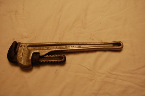 Ridgid 18&#034; aluminum pipe wrench for sale