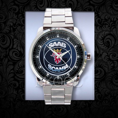 617 Saab Logo Sport Watch New Design On Sport Metal Watch