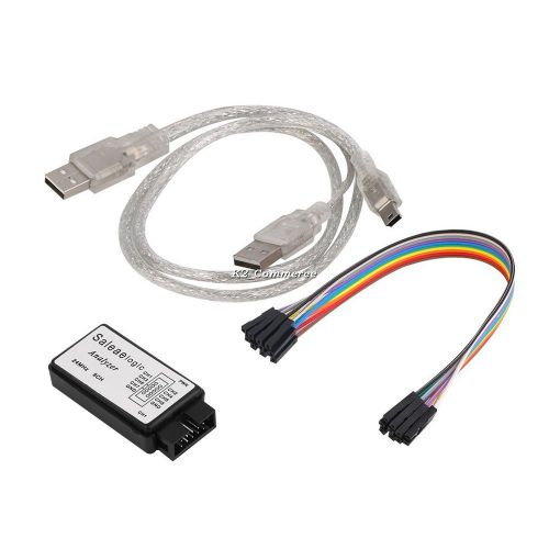 USB Logic Analyzer Device Test Cable Decoder 24MHz 8CH Set for ARM FPGA K2
