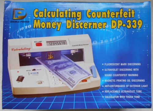 Calculating Counterfeit Money Discerner Fake Detector DP-339 new in box