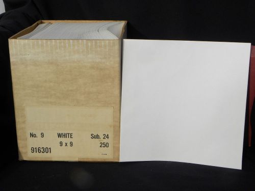 Box of 250 - 9” x 9” Everyday No. 9 White Square Envelopes by Old Colony #2