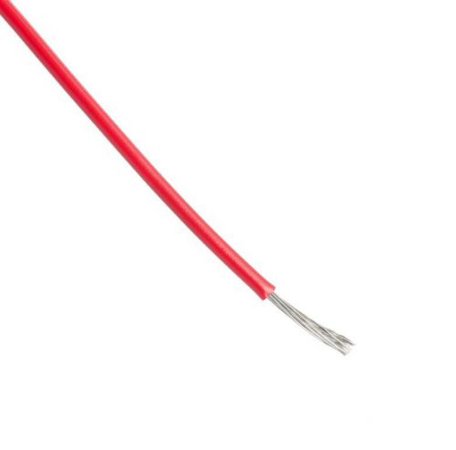 Red 16 AWG Hookup Wire Copper, Annealed Tinned 100&#039;