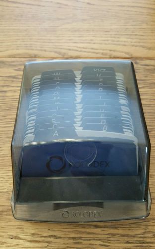 Rolodex Covered Tray Card File 250 cards ROL67093