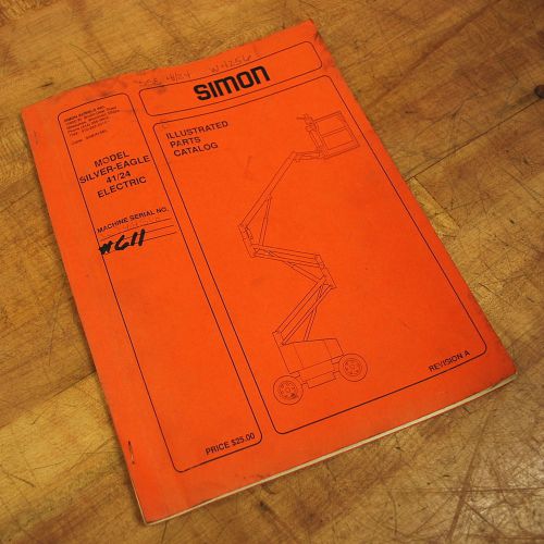Simon Illustrated Parts Catalog, Model: Silver-Eagle 41/24 Electric