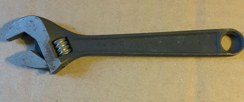 6&#034; Crescent Crestoloy Forged Adjustable Wrench U.S.A Cap 3/4-19mm